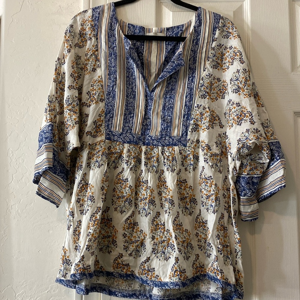 Like new soft Lucky brand boho blouse